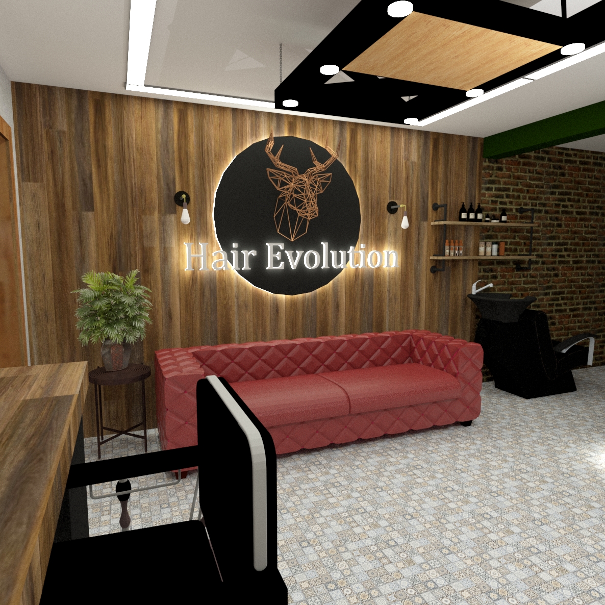 Hair Evolution  - Design de interior Timișoara